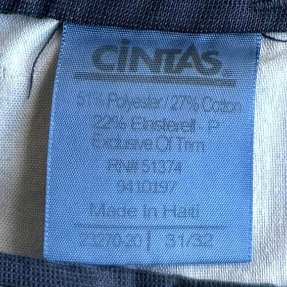 Vintage Y2K Carhartt Style Faded Blue Cargo Workwear Utility Pants - Picture 3 of 3